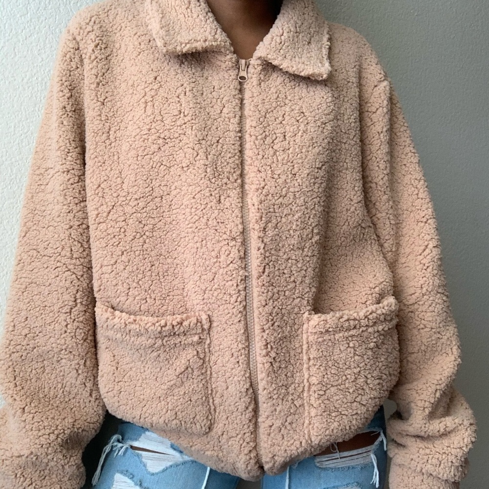Tan Teddy Coat